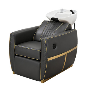 Lit de lavage électrique de luxe 2026 avec bassin en céramique, unité de lavage professionnelle pour salon, idéal pour le spa capillaire japonais et le lavage des cheveux - Product Image 2