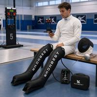 Bottes de récupération post-jeu pour le basketball et le football, machine de pressothérapie à 6 chambres pour le drainage lymphatique des athlètes