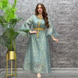 Y AB239 Dubaï robe automne et hiver Offre Spéciale Moyen-Orient arabe vêtements bronzant strass robe
