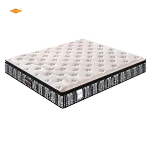 High Quality Full King Size Non Woven Fabric Mattress Soft Foam Pocket Spring Mattress For Star Hotel Suppliers