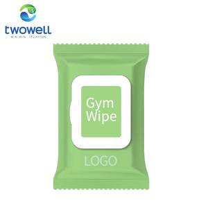 Sensação Não Gordurosa Esportes Orgânicos Limpo Toalhetes Húmidos Limpo De Limpeza De Equipamentos De Ginásio Personalizado - Product Image 2