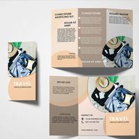 Layanan Percetakan Brosur Lipat Tiga, Selebaran, Flyer Kertas Seni Desain Bebas Kustom, Manual Instruksi, Menu, Katalog, Majalah