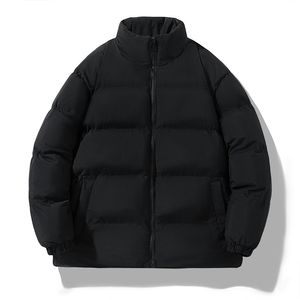 Giacca da <span class=keywords><strong>uomo</strong></span> con Logo personalizzato Casual invernale con <span class=keywords><strong>Parka</strong></span> traspirante giacca imbottita spessa con cerniera calda impermeabile - Product Image 3