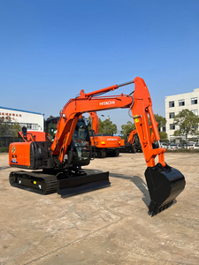 Excavadora de cadenas Hitachi ZX65 original de segunda mano, excavadora hidráulica pequeña de 6.5 toneladas con pocas horas de trabajo y en excelentes condiciones - Product Image 1