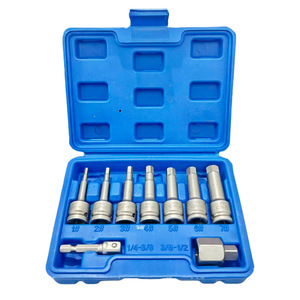 ชุดเครื่องมือถอดสกรูหัก 9 ชิ้น ขนาดอิมพีเรียล 1/4-3/8 นิ้ว - Product Image 1