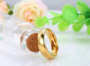 Nhẫn Vonfram Đám Cưới Ai Cập Mạ Vàng Phong Cách Mới - Product Image 4