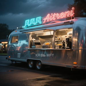 Roulotte de cuisine mobile, chariot de barbecue chinois, camion de cuisine mobile, chariot de nourriture, chariot à pizza à vendre, 2025 - Product Image 1