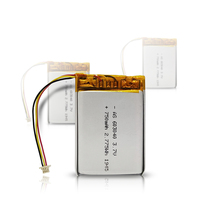 Baterai Li-Polymer Lithium Ion UL 603040 Isi Ulang 3.7v 750mah untuk Perangkat Pintar yang Dapat Dipakai