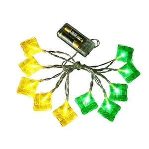 Mới màu vàng xanh Malay gạo bánh bao ánh sáng Chuỗi đèn <span class=keywords><strong>LED</strong></span> giáng sinh trang trí đèn lồng Mặt dây chuyền 1.5m IP65 Ra80 3000K - Product Image 5