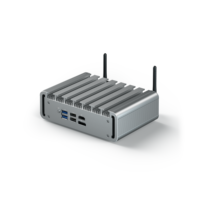 Nuevo Mini PC Industrial sin Ventilador Alder Lake N100 de Cuatro Núcleos, 16 GB de RAM DDR5, SSD M.2, 2 USB 3.0, Enchufe AU, Firewall PFsense