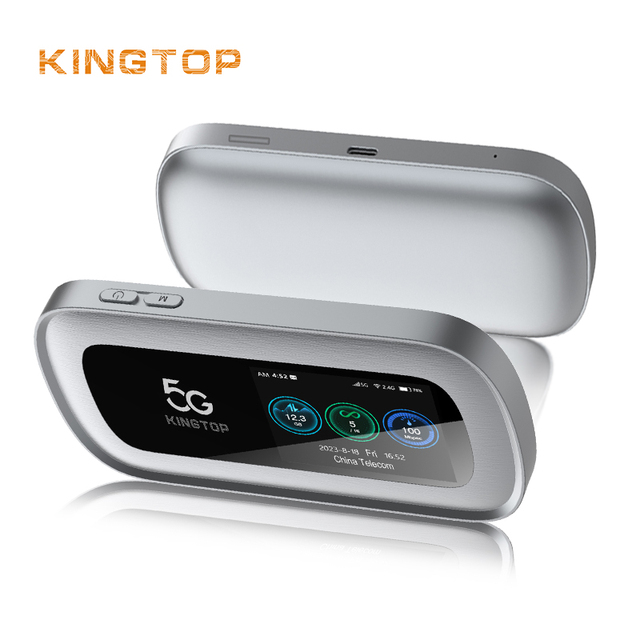 5G Outdoor Android 11 MTK6877 Chip Wifi6 Mobile Hotspot Wireless Portable Wifi Esim Available with LCD Display Screen