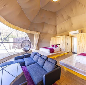 Khu vực võng khu nghỉ mát ven biển Lý tưởng sử dụng Lều mái vòm khu vực thư giãn gần bãi biển Lều mái vòm sang trọng - Product Image 2