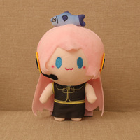 25CM Miku doux Anime peluche Kawaii peluche poupée PP rempli mignon filles fête cadeau