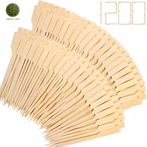 Brochetas de Bambú para Kebab, Brochetas Planas para Barbacoa de 15cm y 18cm, Brochetas Adana Indias para Kebab, Carne y <span class=keywords><strong>Camarones</strong></span> - Product Image 1