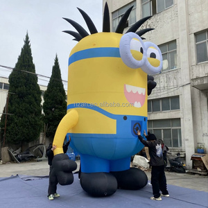 Décoration gonflable géante lumineuse de dessin animé, affichage gonflable de <span class=keywords><strong>Minion</strong></span> accrocheur - Product Image 4