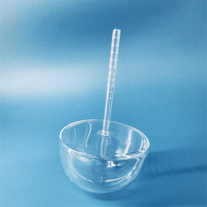 Ống thạch anh đáy trong suốt, chịu nhiệt độ cao, dùng trong phòng thí nghiệm, làm từ thạch anh silica nóng chảy 99,99% SiO2, không chứa ozone, điểm mềm hóa cao - Product Image 5