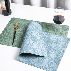 แผ่นรองจานหนังสไตล์นอร์ดิกและตะวันตก ลายนูนสองด้าน เป็นมิตรกับสิ่งแวดล้อม ปรับแต่งได้ สำหรับใช้ในบ้านและโรงแรม - Product Image 3