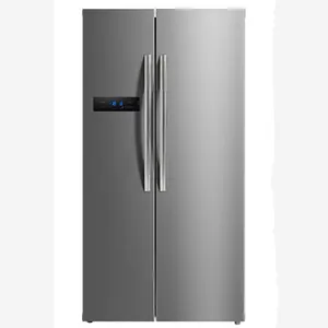 Refrigerador de 18 pies cúbicos sin escarcha, frigorífico lateral con cuerpo de acero inoxidable