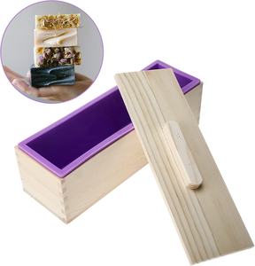 Kit de fabrication de <span class=keywords><strong>savon</strong></span> rectangulaire grand 9 pièces pour fournitures de fabrication de <span class=keywords><strong>savon</strong></span> bricolage avec boîte <span class=keywords><strong>en</strong></span> <span class=keywords><strong>bois</strong></span> - Product Image 2