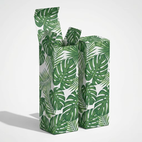 Boîtes d'emballage en carton kraft de luxe, petites, colorées, écologiques, recyclables, personnalisées en gros, pour produits de maquillage, de soin du visage et de parfum.
