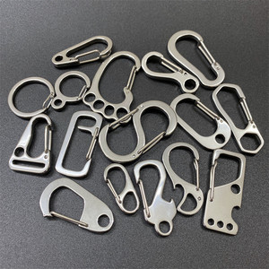 304 Stainless Steel Keychain for Mens Belt Buckle <strong>Car</strong> Keychain Outdoor Hiking Accessory <strong>Hook</strong> for Hanging Water Bottle - Product Image 1