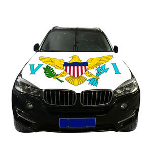 Vente en gros des housses de capot de voiture des î<span class=keywords><strong>les</strong></span> Vierges américaines Drapeau Couverture de capot de moteur de voiture abordable, résistante à l'usure et durable - Product Image 4