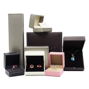 Embalaje personalizado caja de anillo colgante de impresión de logotipo conjunto de joyas de pulsera de gran conjunto de caja - Product Image 2