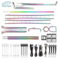 Éclairage d'ambiance 64 couleurs pour Toyota Sienna 2021-2025 – Accessoires de mise à niveau pour éclairage intérieur laser LED