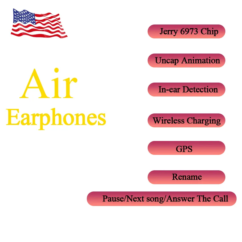 Us Kopfhörer Original Air Anc Jerry 6973 Tws Gen 2. 3. Generation 2 3 Kopfhörer Drahtlose Ohrhörer Ohrhörer