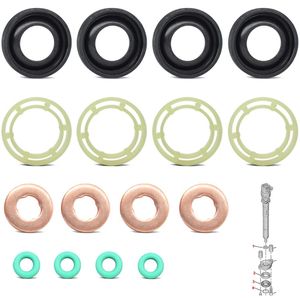 1314368 1233683 1373550 1432205 1441256 Kit de joints d'injecteur Diesel pour Ford Fiesta V Focus II Fusion JU 1.6TDCi - Product Image 2