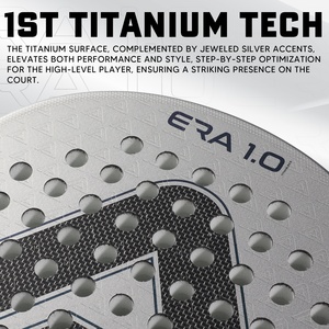 Sẵn sàng giao hàng Vợt cầu lông <span class=keywords><strong>Padel</strong></span> bằng sợi <span class=keywords><strong>carbon</strong></span> Titan thế hệ 1 với khung hình kim cương - Product Image 2