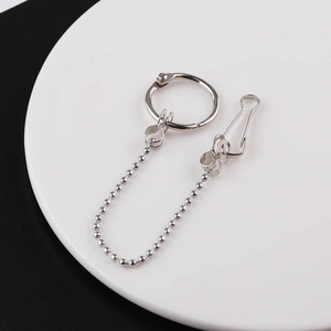 Double-Headed Chain <b>Earring</b> Findings Metal Plated Round For <b>Earring</b> Making DIY Jewelry Accessories - Product Image 2