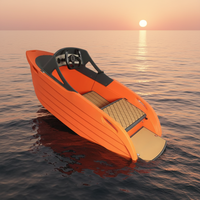Moteur de bateau électrique à jet de 10 kW pour karting, mini jet ski, 220 V, garantie 1 an