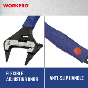 <span class=keywords><strong>ประแจ</strong></span>ปรับได้ WORKPRO ขนาด 165 มม. 65 นิ้ว พร้อมปากแคบสำหรับงานในพื้นที่แคบ - Product Image 5