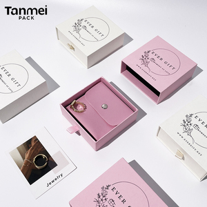 Caja de Joyería de Papel con Logotipo Personalizado para Anillos, Aretes, Pulseras, Colgantes y Collares, Empaque Premium - Product Image 4