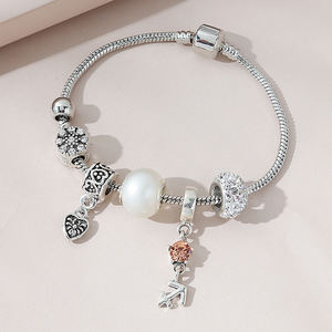 Bestseller Bling Crystal 12 Zodiac Charm Armband Shiny CZ Zircon Sagittarius Charm Armband für Paare - Product Image 3