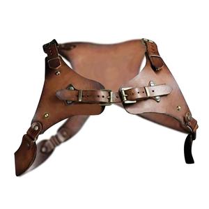 Accessorio etnico in pelle sintetica imbracatura corpo corpo Steampunk per feste rinascimentali e costumi da cavaliere - Product Image 6