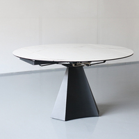Meilleur prix pour un ensemble de table à manger de conception nouvelle, 4 à 6 places, table à manger télescopique multifonctionnelle