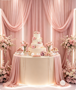 Vente <span class=keywords><strong>Flash</strong></span> : Décorations Romantiques pour Mariages – Rideaux de Fond et Tissus de Plafond pour Cérémonies en Extérieur et Événements Festifs - Product Image 1