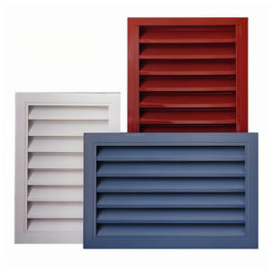 Tùy chỉnh Hợp kim nhôm ống vuông cửa sổ nhôm kiến trúc và che mưa cho các đơn vị điều hòa không khí - Product Image 3