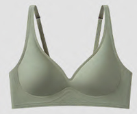 Soutien-gorge sans coutures à bonnets rembourrés souples, bretelles réglables, en tissu nylon, ajustement confortable, invisible sous les vêtements