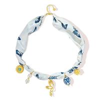 Collier écharpe multi-charmes en acier inoxydable, style classique tendance pour femmes, nouveaux accessoires de mode, vente en gros