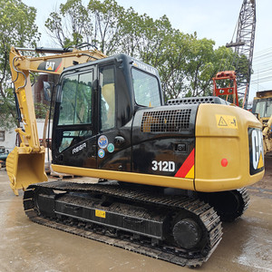 Excavadora CAT312D de buena calidad, pocas horas de trabajo, 12 toneladas, con cazo de excavación de 0.6m³ de capacidad. Excavadora de cadenas CAT312D usada. - Product Image 6