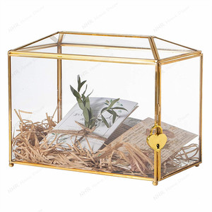 Moderne künstlerische Gartenarbeit Geschenk box hängen Glas Terrarien - Product Image 1