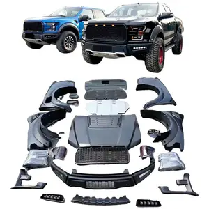 Parti automobilistiche paraurti anteriore per auto kit carrozzeria per Ford ranger 2012-2021 T6 T7 T8 aggiornamento Raptor F150