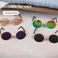 Haustier Brille Katze Bekleidung & Zubehör Retro Coole Hund Sonnenbrille Foto Requisiten Lustiges Zubehör Massiv plastik Winter Großhandel