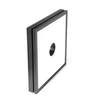 Lumière blanche KCS Ouverture de taille personnalisée Eclairage frontal à LED perforé avec trou central Rétroéclairage LED à vision industrielle