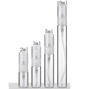 Wholesale Travel Size Glass <b>Mini</b> <b>Perfume</b> Spray Bottle 2ml 5ml 10ml <b>Sample</b> Tester Empty Small Parfum With Printing - Product Image 3