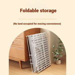 FishPrincess kandang anjing peliharaan, gaya klasik dapat dilipat besi kandang anjing penggunaan dalam ruangan dengan nampan yang dapat dilepas dikemas dalam kotak - Product Image 2