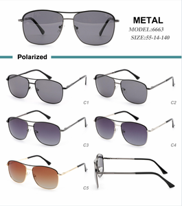 Gafas de Sol Clásicas Vintage de Metal con Protección UV400 para Hombre y Mujer, Lentes Polarizadas con Espejo - Product Image 5